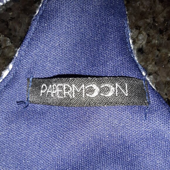 Papernoon Dress "Wendilyn" * GUC * Navy & White * XL * Soft like a tee * Strappy - Picture 7 of 7